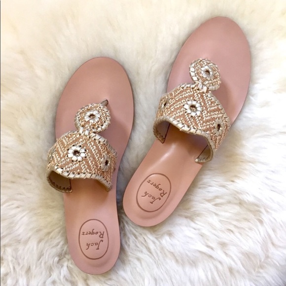 Jack Rogers Shoes - Jack Rogers Capri Raffia Wedge Sandals